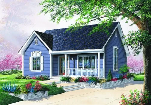 Full Rendering for House Plan #141514