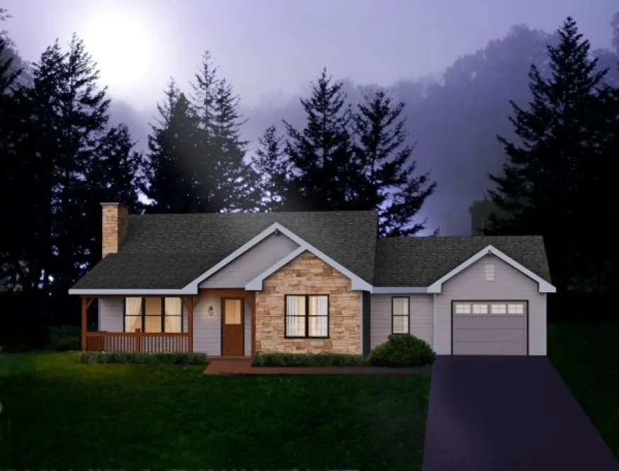 Full Rendering for House Plan #418252