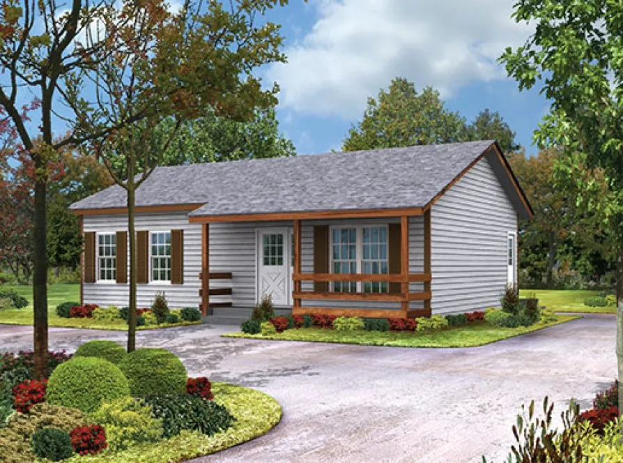 Full Rendering for House Plan #634680