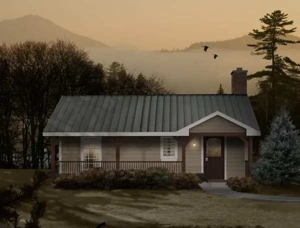 Full Rendering for House Plan #410352