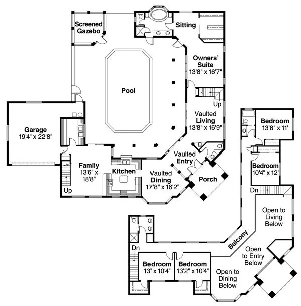 Plan for House Plan #345311