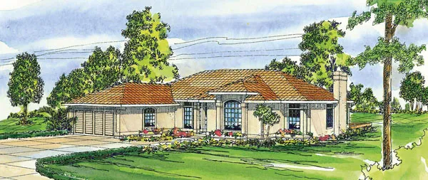 Full Rendering for House Plan #349711
