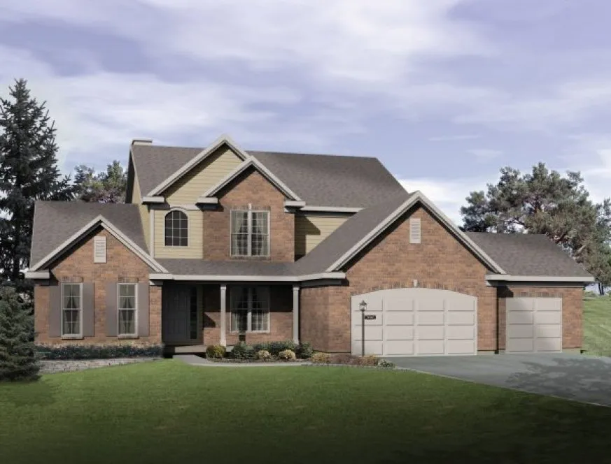 Full Rendering for House Plan #414352