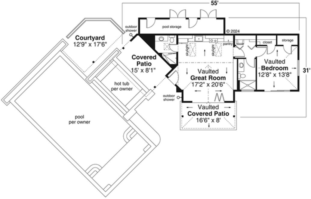 Main Floor Plan for House Plan #342380
