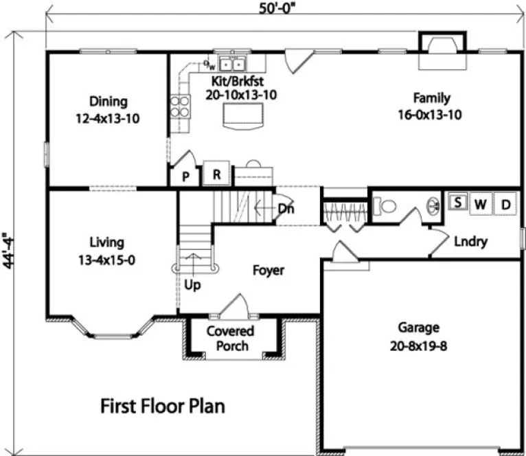 Main Floor Plan for House Plan #413062