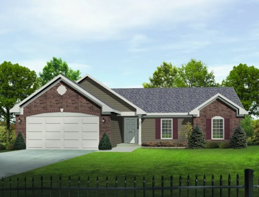 Full Rendering for House Plan #415062