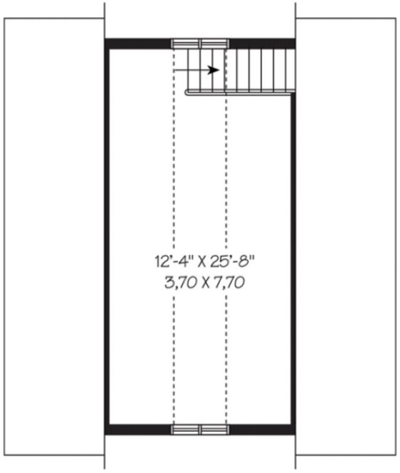 Second Floor Plan for House Plan #149892