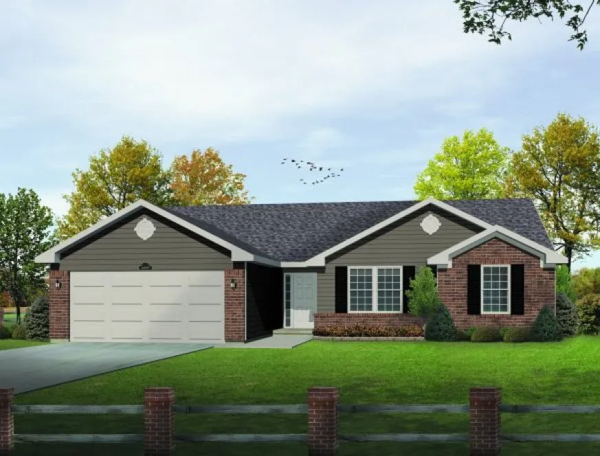 Full Rendering for House Plan #417062