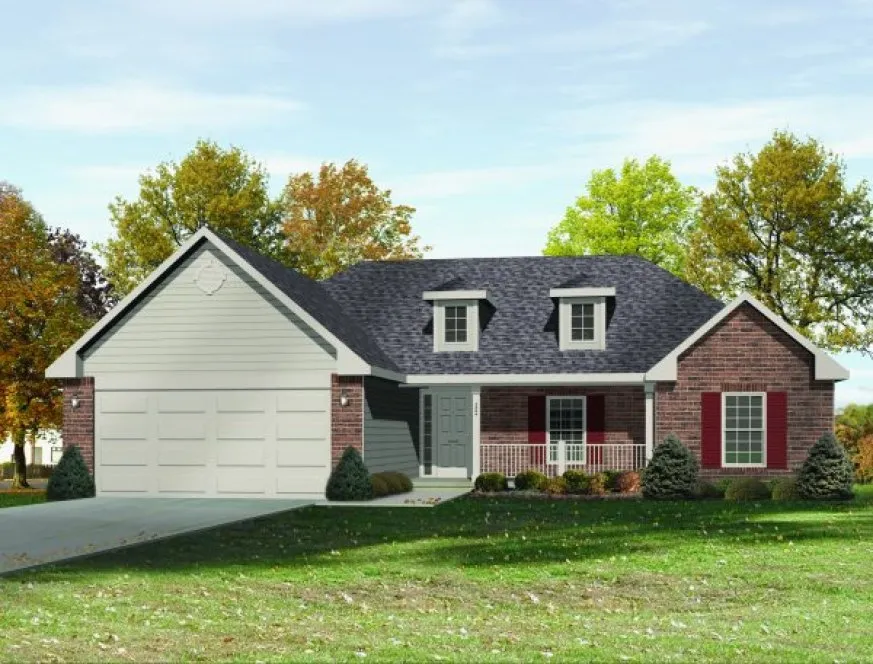 Full Rendering for House Plan #419062