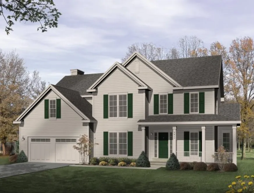 Full Rendering for House Plan #411162