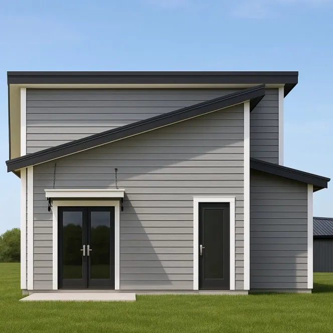Left Elevation for House Plan #808970