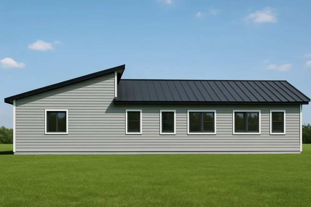 Rear Elevation for House Plan #808970