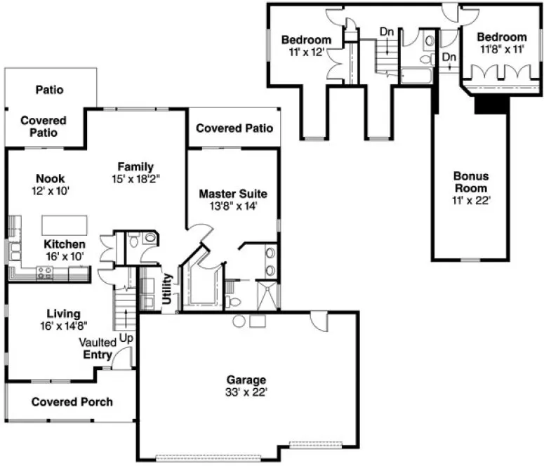 Plan for House Plan #345503