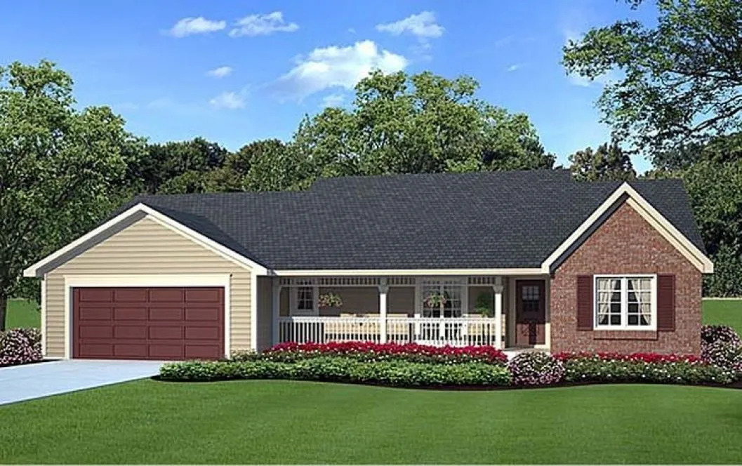 Full Rendering for House Plan #188002