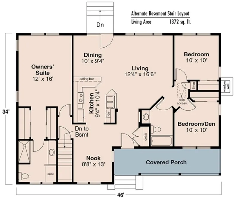 ExteriorPhoto for House Plan #343803
