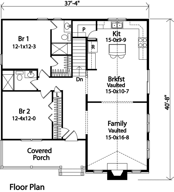 Main Floor Plan for House Plan #411472