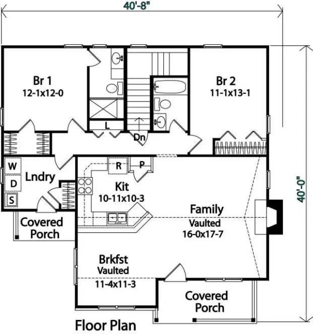 Main Floor Plan for House Plan #412472