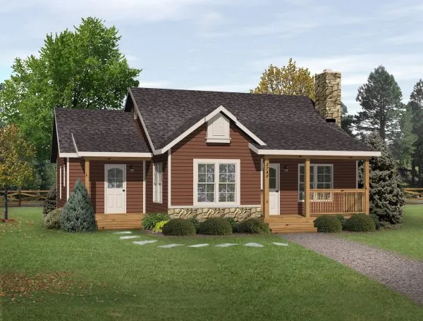 Full Rendering for House Plan #412472