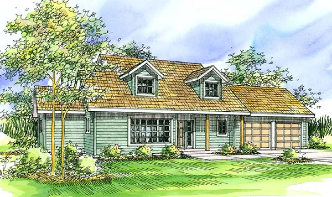 Full Rendering for House Plan #344213