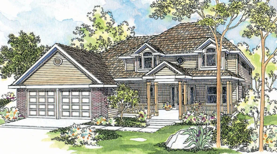 Full Rendering for House Plan #349313