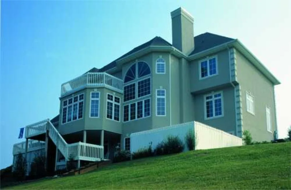 Rear Elevation for House Plan #181778