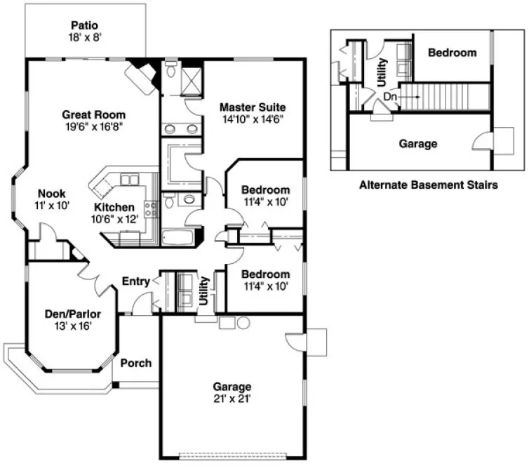 Plan for House Plan #343413