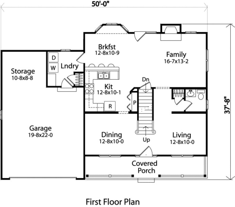 Main Floor Plan for House Plan #416082