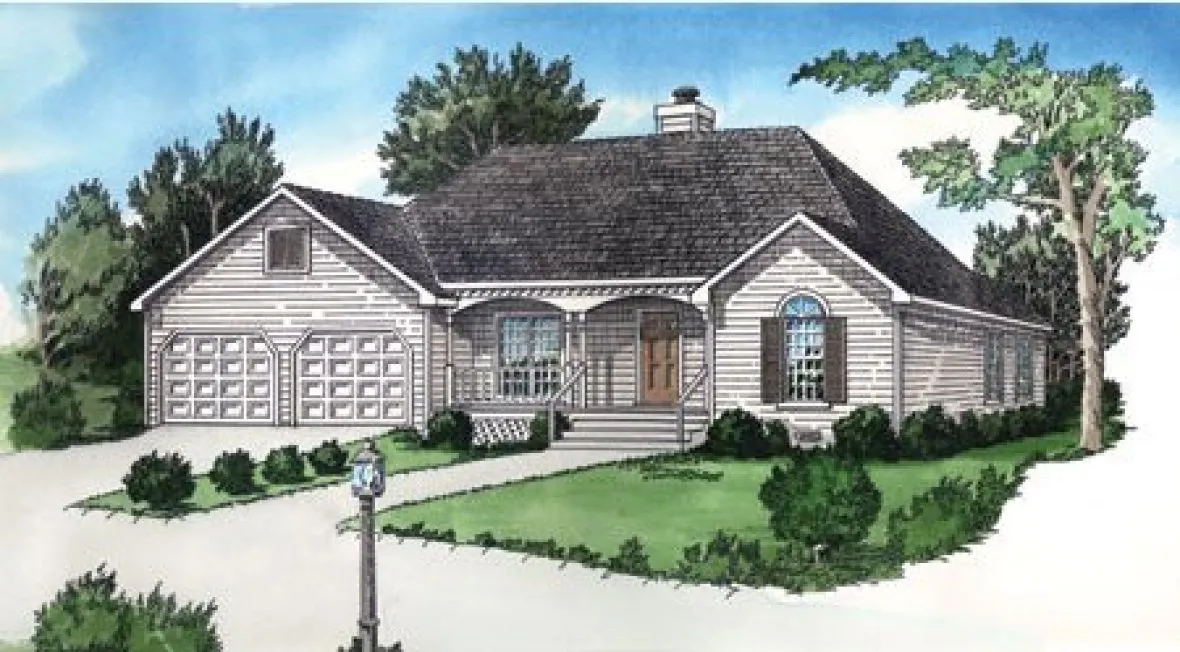 Full Rendering for House Plan #403001