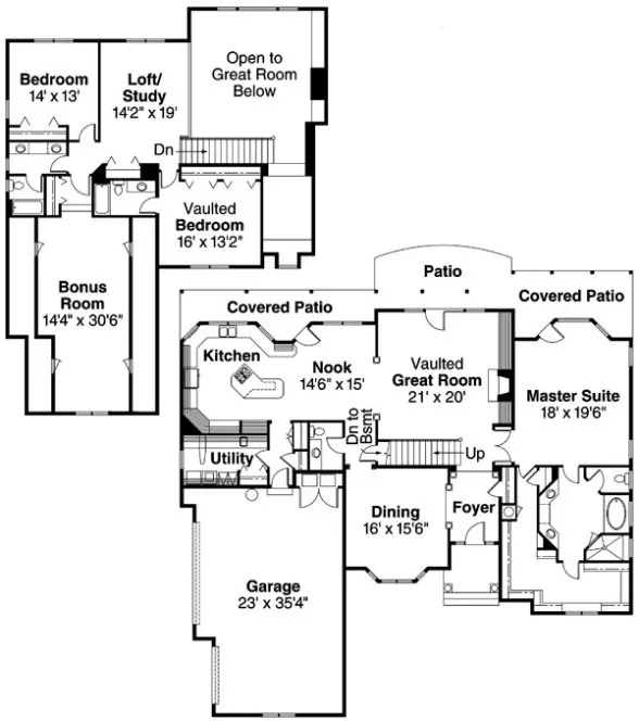 Plan for House Plan #344613
