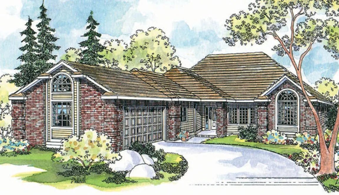 Full Rendering for House Plan #345713