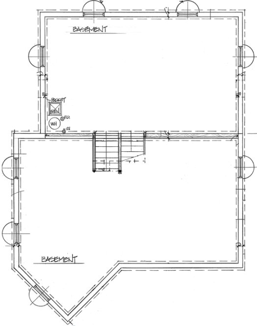 Basement Plan for House Plan #181502