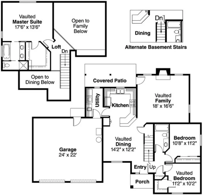 Plan for House Plan #346813