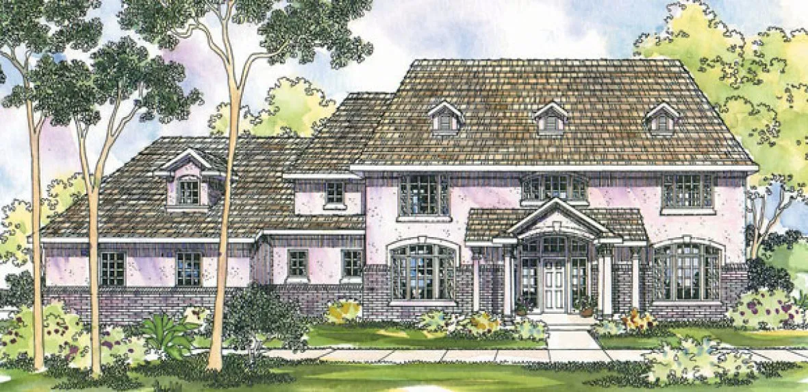 Full Rendering for House Plan #347813