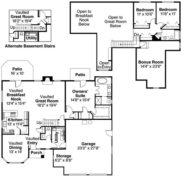 Plan for House Plan #348813