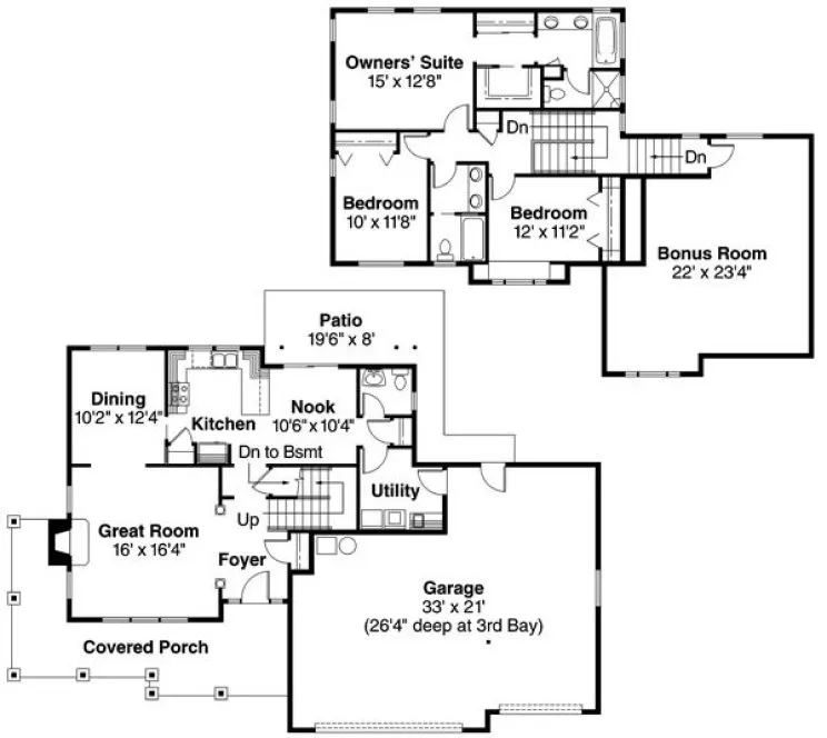Plan for House Plan #340023