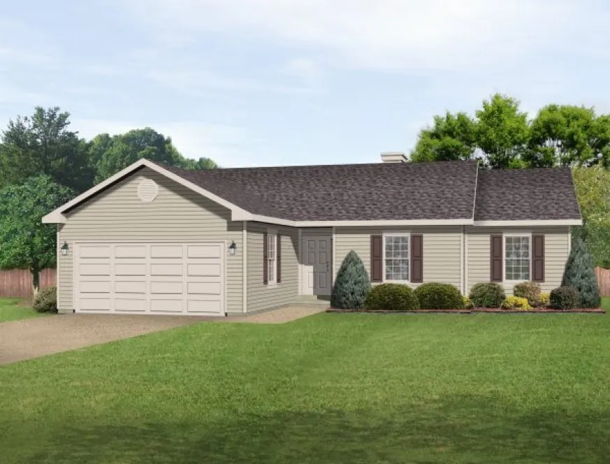 Full Rendering for House Plan #410182