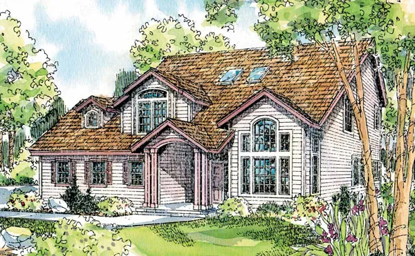 Full Rendering for House Plan #349123