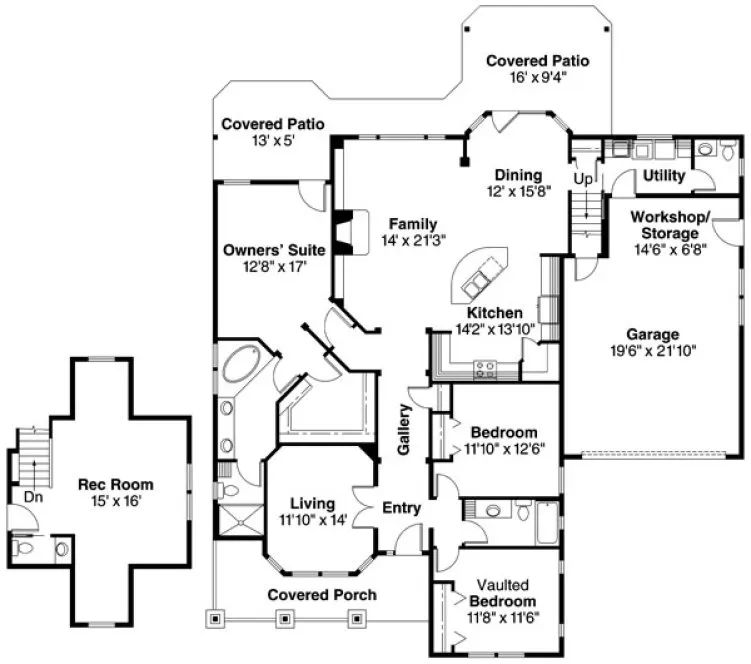 Plan for House Plan #343223