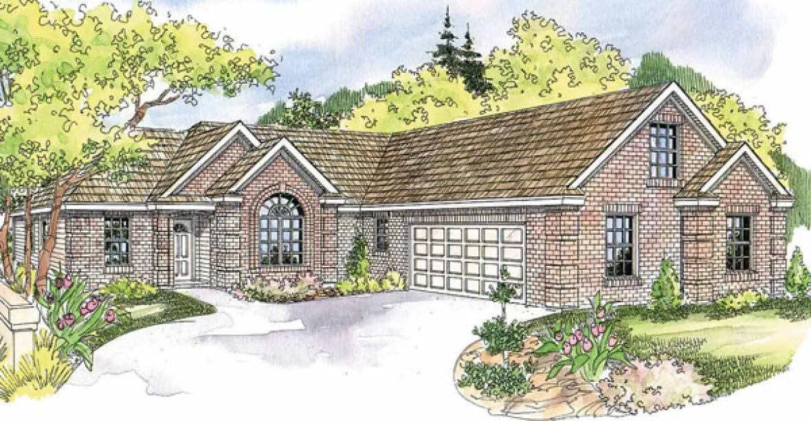 Full Rendering for House Plan #342323