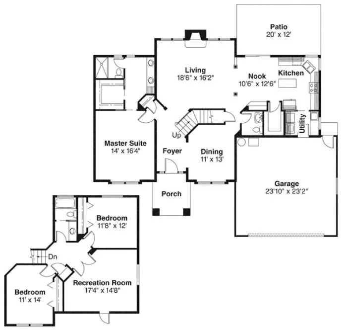 Plan for House Plan #341523