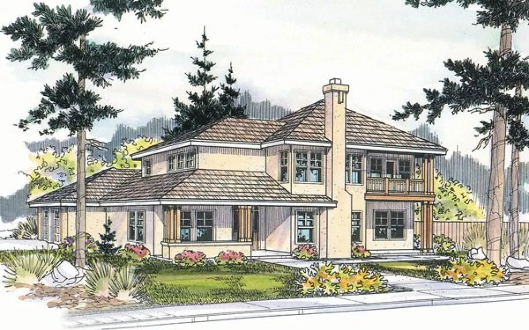 Full Rendering for House Plan #344033