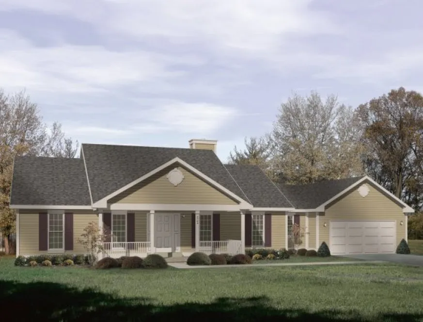 Full Rendering for House Plan #418079