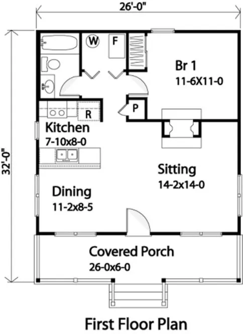 Main Floor Plan for House Plan #413379