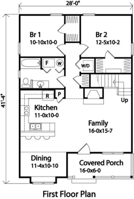 Main Floor Plan for House Plan #413189
