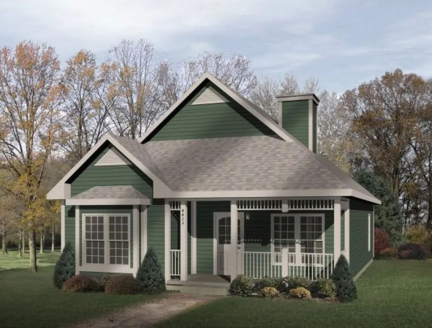 Full Rendering for House Plan #413189