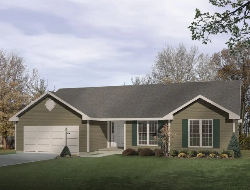 Full Rendering for House Plan #412289