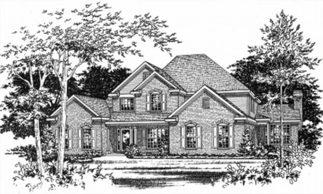 Full Rendering for House Plan #414099