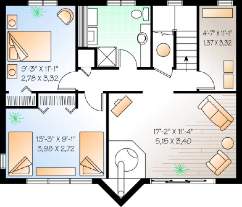 Basement Plan for House Plan #145192