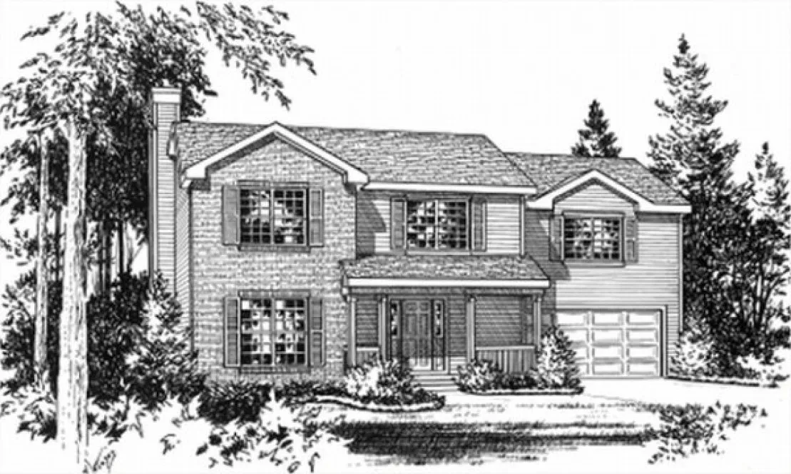 Full Rendering for House Plan #410199
