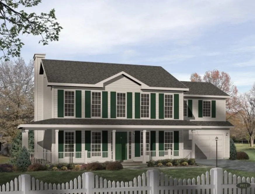 Full Rendering for House Plan #411199